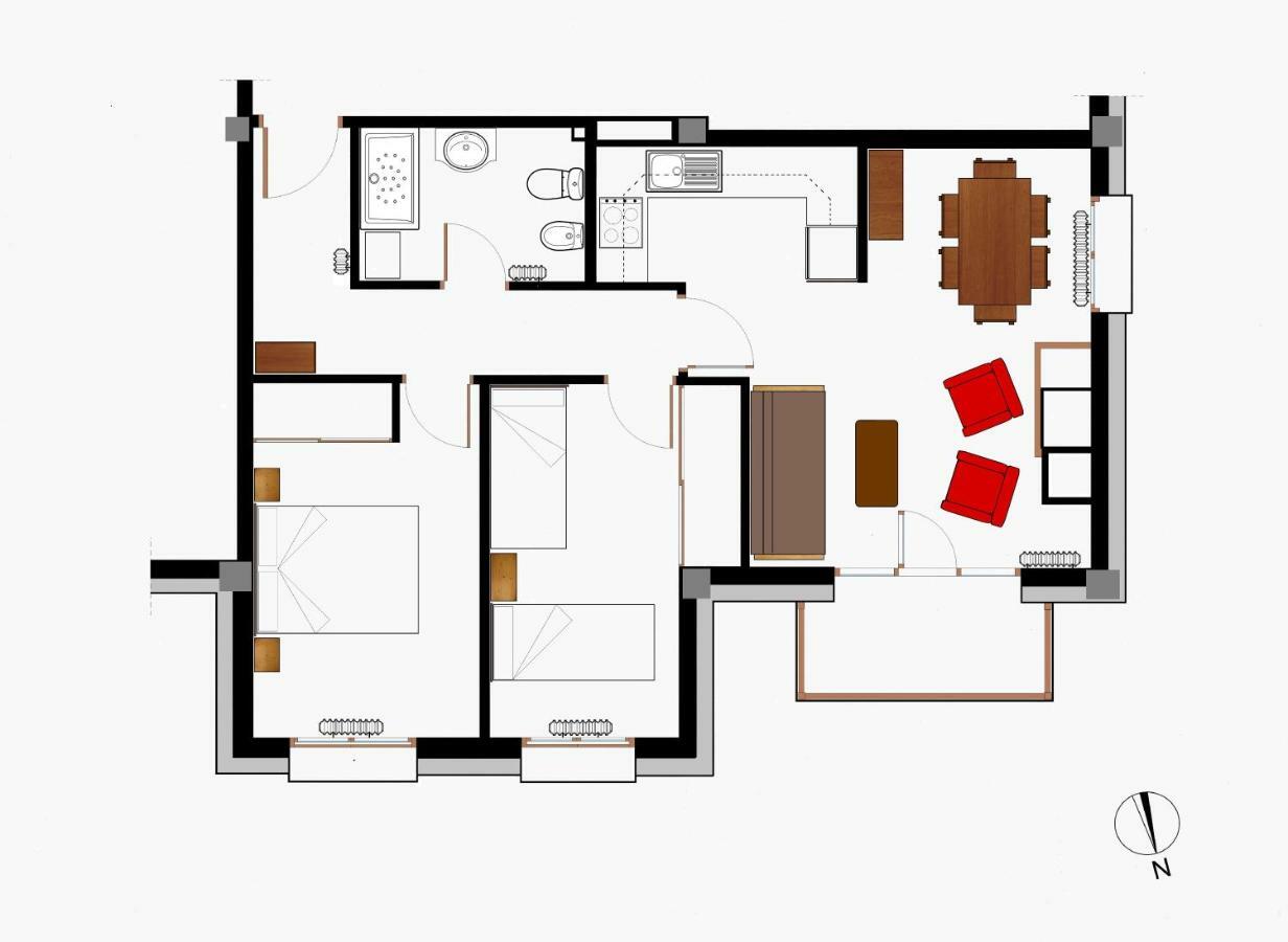B13 - La Granja 2º - Villmor Apartment เบนาสเก ภายนอก รูปภาพ